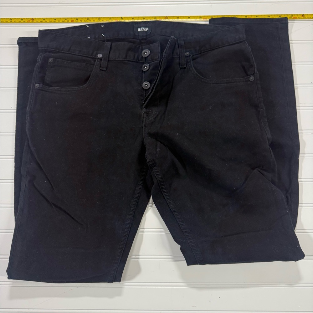 Hudson Jeans Men's Dark Black straight fit Jeans